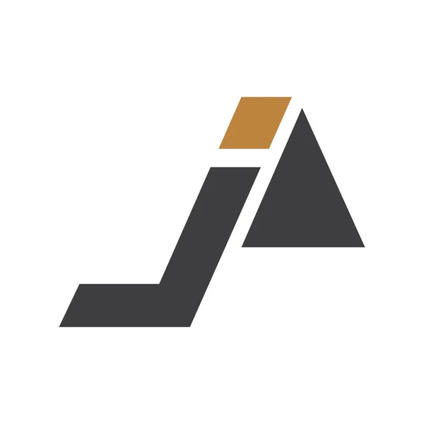 Initial Brev Logotyp Med Kreativa Moderna Företag Typografi Vektor Mall — Stock vektor