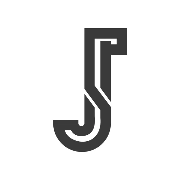 Yaratıcı Soyut Pijama Logosu Tasarımı Bağlı Harf Logosu Tasarımı — Stok Vektör