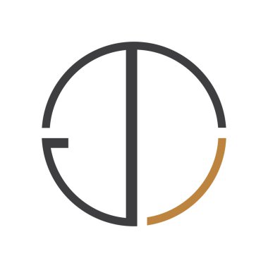 İlk TJ harfi logo vektör şablonu tasarımı. Yaratıcı soyut harf jT logo tasarımı. Bağlı harf jt logo tasarımı.