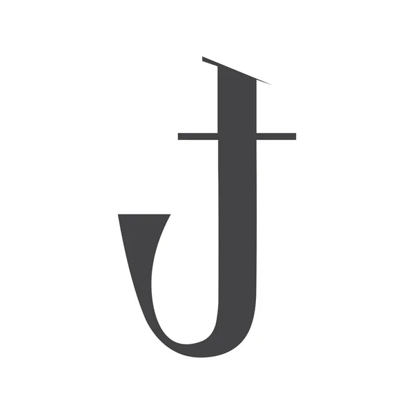 Αρχικός Σχεδιασμός Διανυσματικού Προτύπου Λογότυπου Γραμμάτων Σχεδιάστηκε Λογότυπο Απλό Πρότυπο — Διανυσματικό Αρχείο
