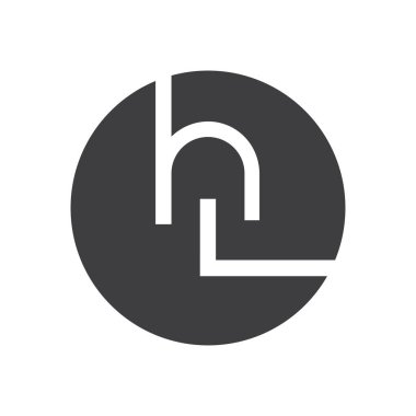 Alfabe harfleri Baş harfleri Monogram He EH