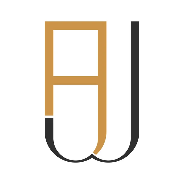 Alphabet Buchstaben Initialen Monogramm Logo — Stockvektor
