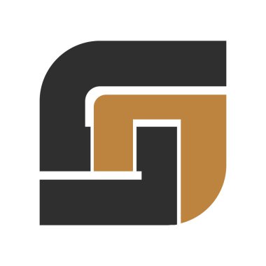 NS, SN, S AND N Abstract initial monogram letter alphabet logo design