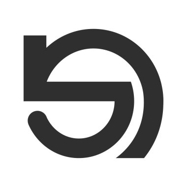 NS, SN, S AND N Abstract initial monogram letter alphabet logo design