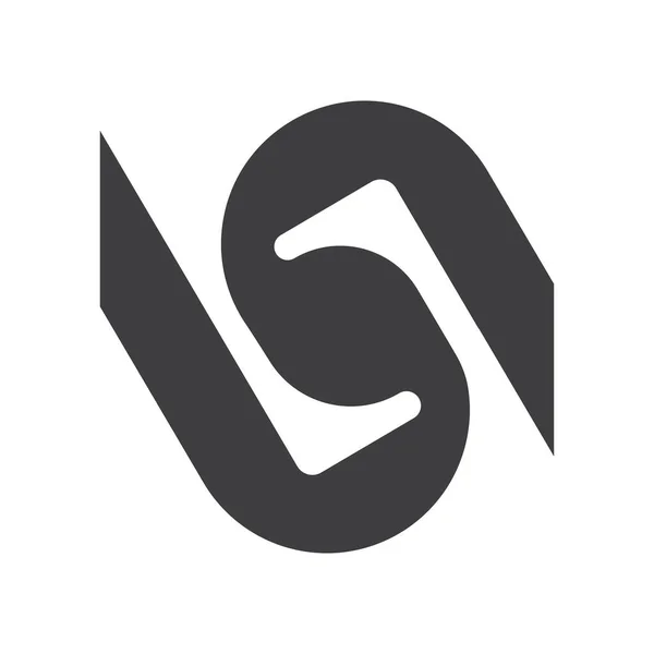 Alphabet Letters Monogram Icon Logo — Vector de stock