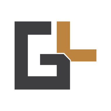 LG veya GL logosu ve simge tasarımları