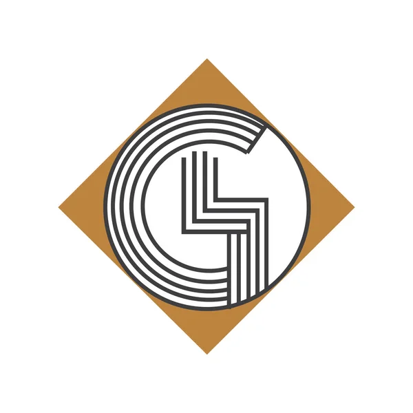 Alphabet Letter Initials Monogram Logo — стоковий вектор