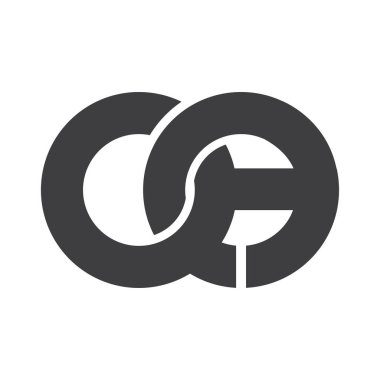 Alphabet letters monogram icon logo of HQ QH