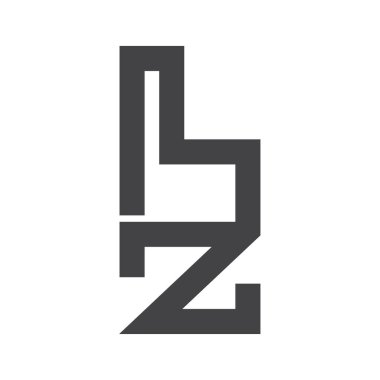 Alfabe harfleri Baş harfleri: Monogram logosu BZ, ZB, Z ve B