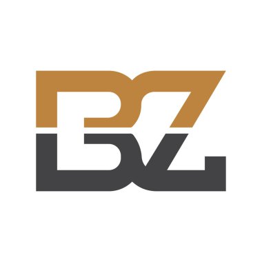 Alfabe harfleri Baş harfleri: Monogram logosu BZ, ZB, Z ve B