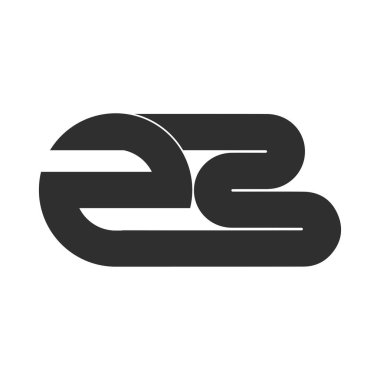 Alfabe harfleri Baş harfleri: Monogram logosu BZ, ZB, Z ve B