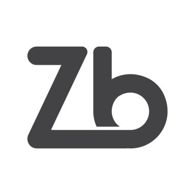 Alfabe harfleri Baş harfleri: Monogram logosu BZ, ZB, Z ve B