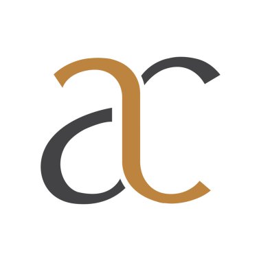 AX, XA, A ve X soyut ilk monogram harf logosu tasarımı