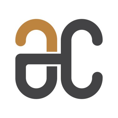 AX, XA, A ve X soyut ilk monogram harf logosu tasarımı