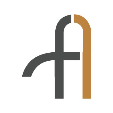 AX, XA, A ve X soyut ilk monogram harf logosu tasarımı