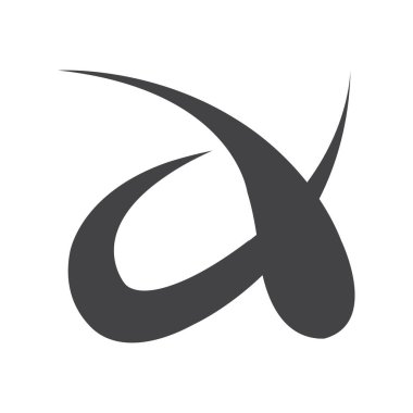 AX, XA, A ve X soyut ilk monogram harf logosu tasarımı