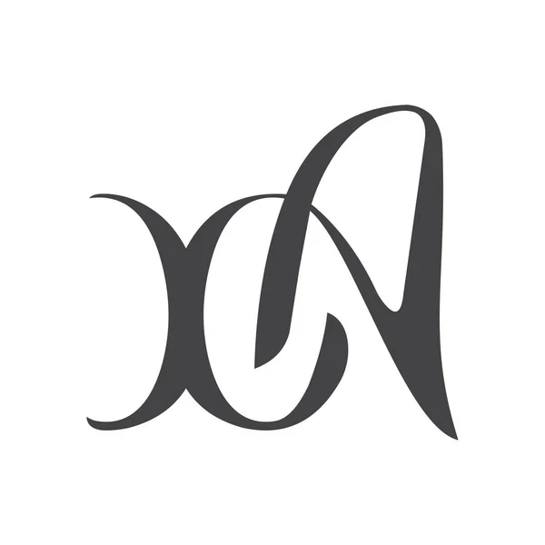Logo Alfabetico Iniziale Astratto Del Monogramma — Vettoriale Stock