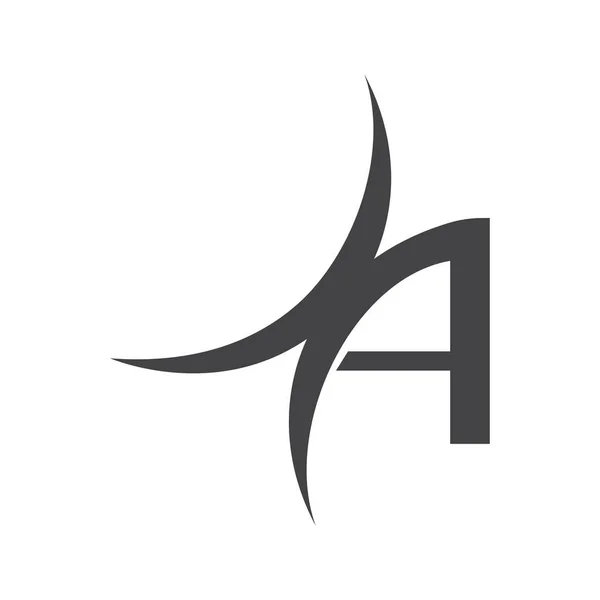 Абстрактная Начальная Буква Алфавита — стоковый вектор