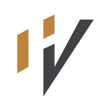 Alfabe harfleri Baş harfleri: Monogram logosu HV, VH, H ve V