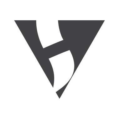 Alfabe harfleri Baş harfleri: Monogram logosu HV, VH, H ve V
