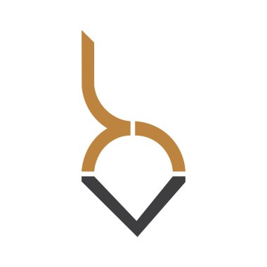 Alfabe harfleri Baş harfleri: Monogram logosu HV, VH, H ve V