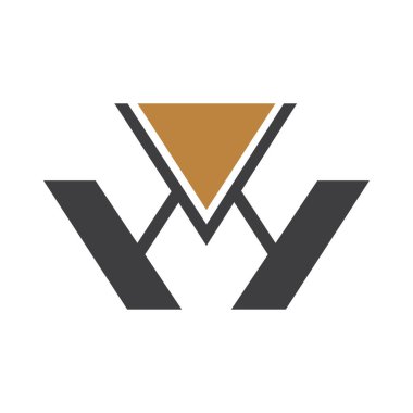 Alfabe harfleri Baş harfleri: Monogram logosu HV, VH, H ve V