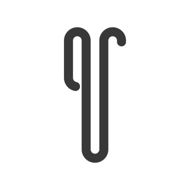 QR, RQ, Q ve R Soyut ilk harfli alfabe logosu tasarımı