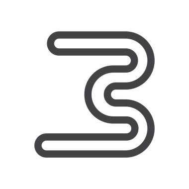 Alfabe Baş Logosu BS, SB, S ve B