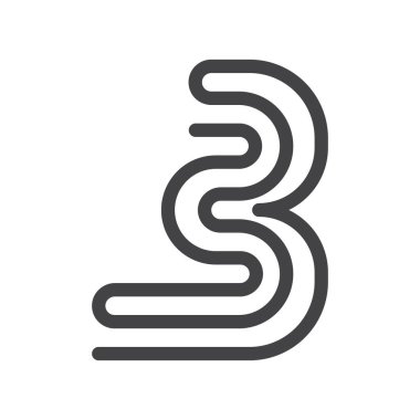 Alfabe Baş Logosu BS, SB, S ve B