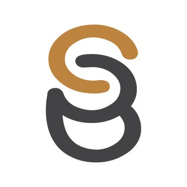 Alfabe Baş Logosu BS, SB, S ve B