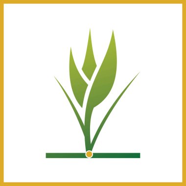 Toprağa tohum ekiyorum. Sembol fidan gibi büyür. Kök vektör illüstrasyonlu yeşil taze bitki filizleri.