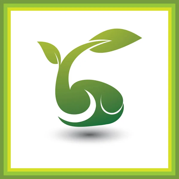 Sadzenie Kiełków Nasion Ziemi Symbol Rośnie Sadzonki Zielone Świeże Kiełki — Wektor stockowy