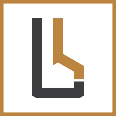 Alfabe Baş Logosu BL, LB, B ve L