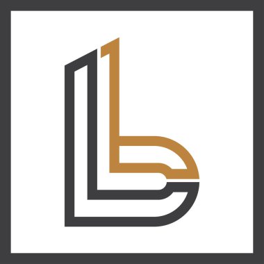 Alfabe Baş Logosu BL, LB, B ve L