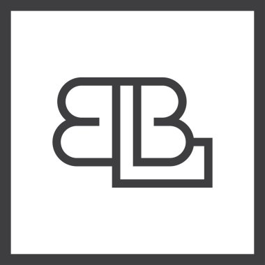 Alfabe Baş Logosu BL, LB, B ve L