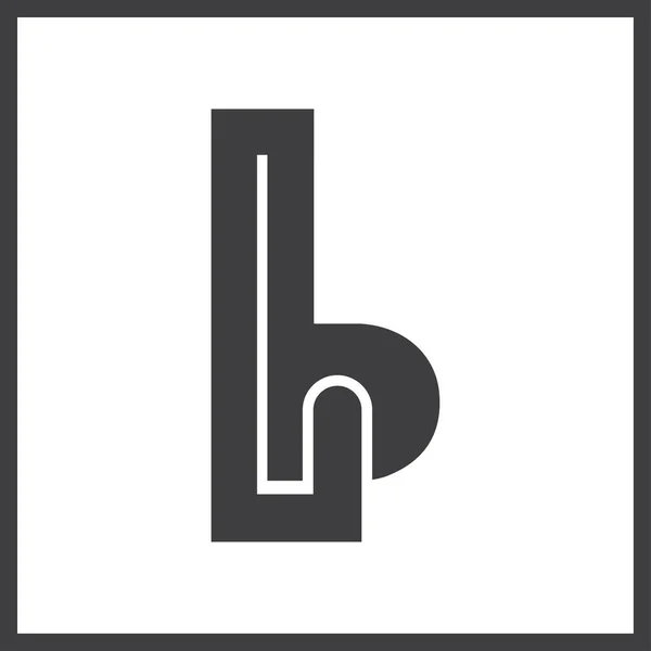Alfabe Baş Logosu — Stok Vektör