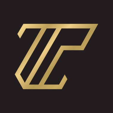 ZP, PZ, P ve Z soyut ilk harfli alfabe logosu tasarımı