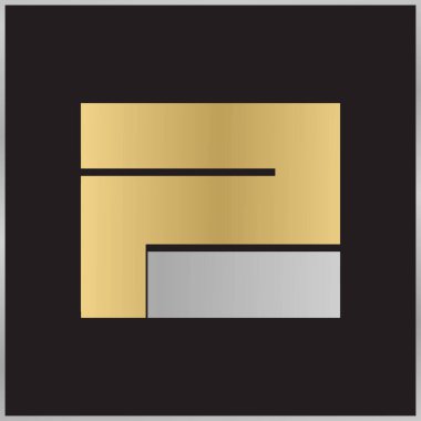 ZP, PZ, P ve Z soyut ilk harfli alfabe logosu tasarımı