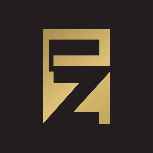 Desenho Inicial Abstrato Logotipo Alfabeto Letra Monograma —  Vetores de Stock