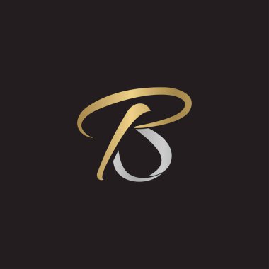 Alfabe Baş harfleri PB, BP, B ve P logosu