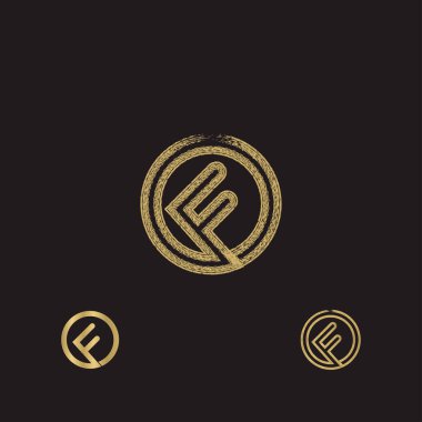 Alfabe İlk Logo Fo, Of, F ve O