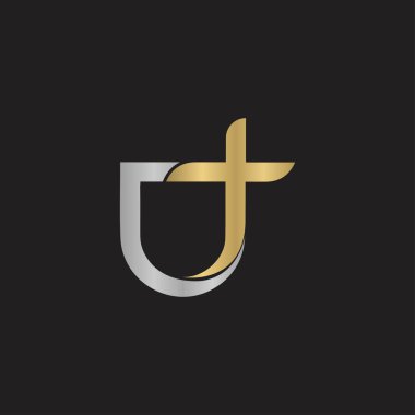 Alfabe Baş harfleri UX, XU, X ve U logosu