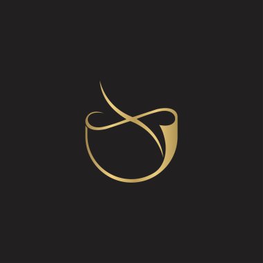 Alfabe Baş harfleri UX, XU, X ve U logosu