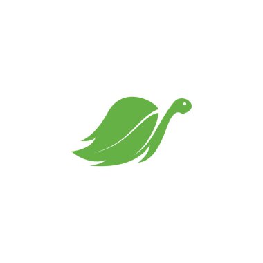 Yeşil Yaprak Kaplumbağa Logosu İlham Verici