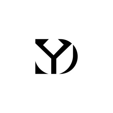 Professional YD DY Initial Monogram Letter Logo Design