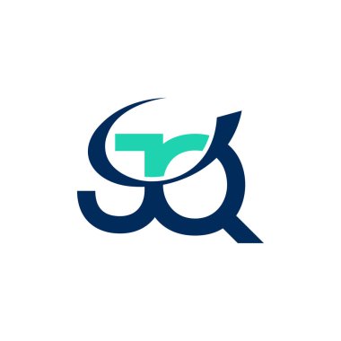JQ QJ Harf Logosu Tasarımı Minimalist Yetenekli