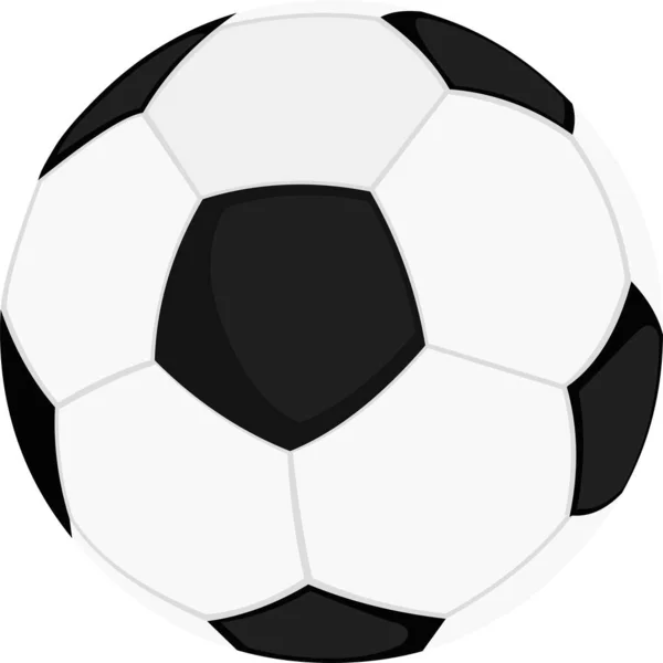 Illustration Vectorielle Émoticône Ballon Football — Image vectorielle