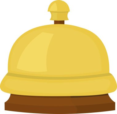 Duygu simgesi belboy zilinin vektör illüstrasyonu