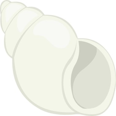 Bir spiral kabuğun vektör simgesi