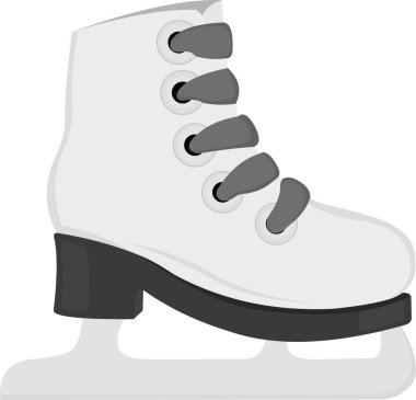 Bir paten ayakkabısının vektör simgesi